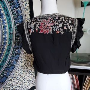 NWT AEO Boho Crop Top